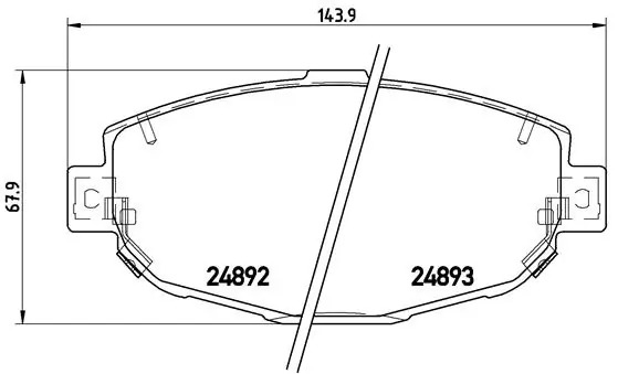 Гальмівні колодки Nisshinbo PF1231A ціна, від 19.17 USD