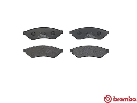 P10008 Brembo Колодки гальмівні задні, дискові