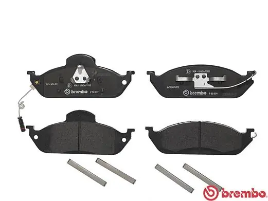 P50039 Brembo Передні гальмівні колодки
