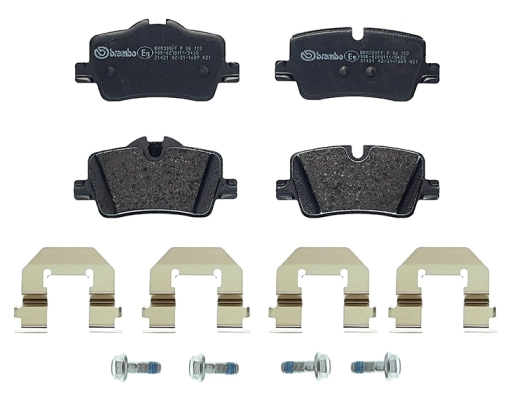 P06113 Brembo Колодки гальмівні задні, дискові