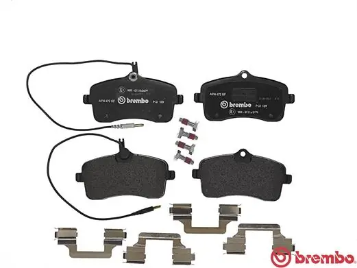 P61109 Brembo Передні гальмівні колодки