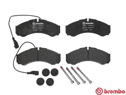 P56069 Brembo Колодки гальмівні задні, дискові