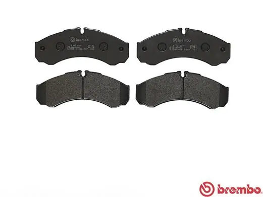 PA6017 Brembo Колодки гальмівні задні, дискові