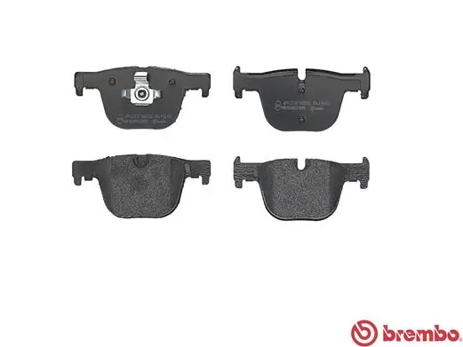 P06072 Brembo Колодки гальмівні задні, дискові