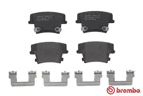 P23175 Brembo Колодки гальмівні задні, дискові