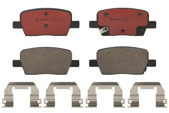 P10071N Brembo Колодки гальмівні задні, дискові