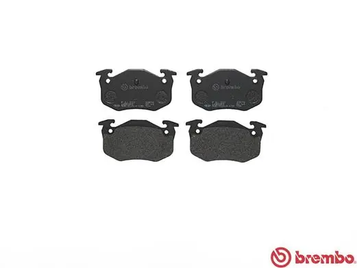 P61032 Brembo Колодки гальмівні задні, дискові