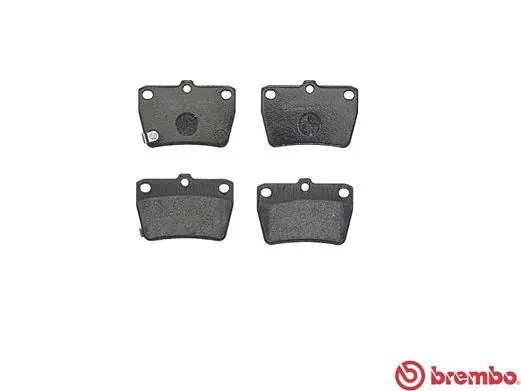 P83057 Brembo Колодки гальмівні задні, дискові