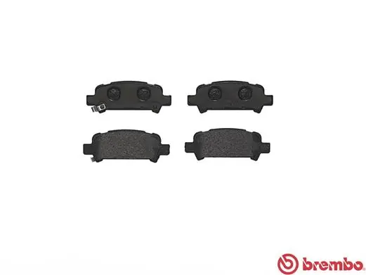 P78011 Brembo Колодки гальмівні задні, дискові