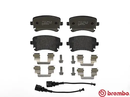 P85083 Brembo Колодки гальмівні задні, дискові