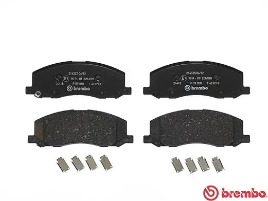 P59058 Brembo Передні гальмівні колодки