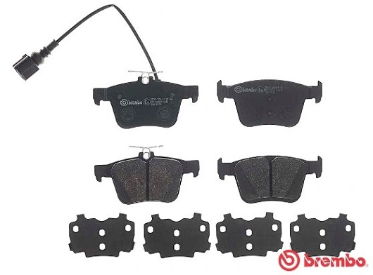 P85162 Brembo Колодки гальмівні задні, дискові