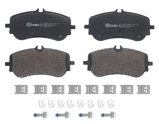 P85172 Brembo Колодки гальмівні задні, дискові