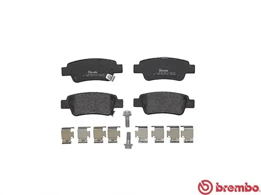 P28046 Brembo Колодки гальмівні задні, дискові