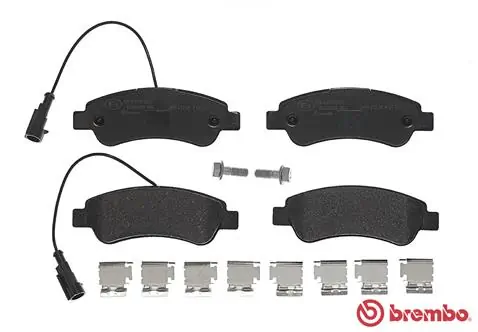 P61125 Brembo Колодки гальмівні задні, дискові