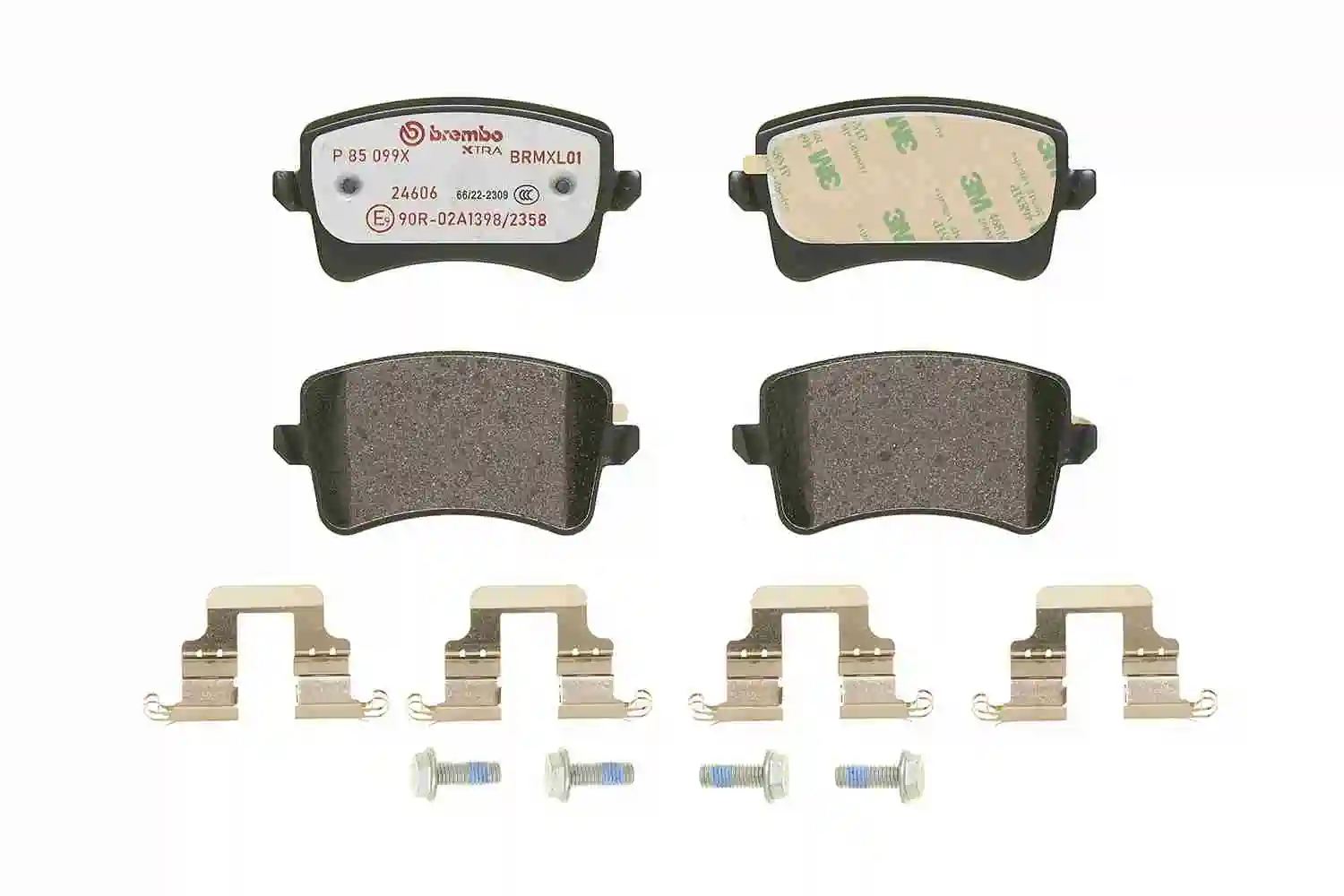 P85099X Brembo Колодки гальмівні задні, дискові