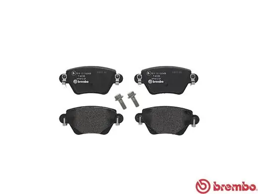 P68028 Brembo Колодки гальмівні задні, дискові