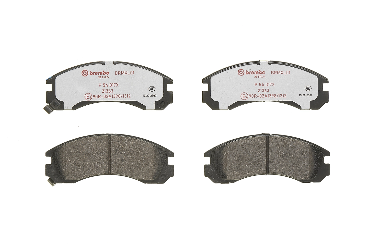 P54017X Brembo Передні гальмівні колодки