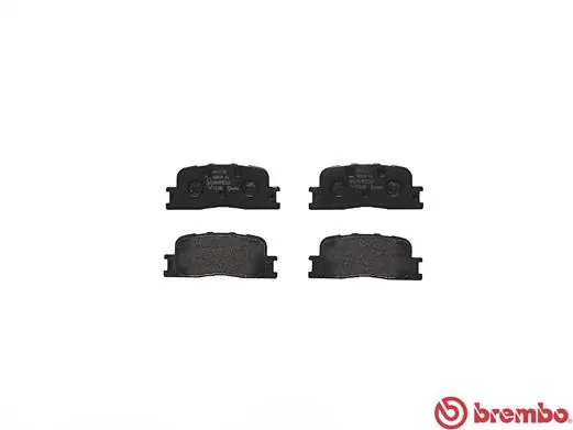 P83088 Brembo Колодки гальмівні задні, дискові