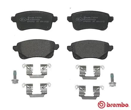 P68064 Brembo Колодки гальмівні задні, дискові