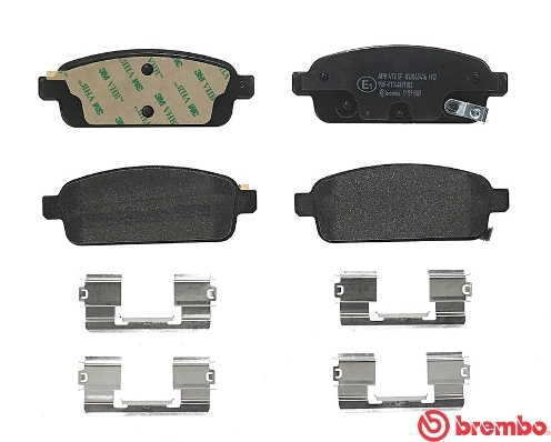 P59087 Brembo Колодки гальмівні задні, дискові