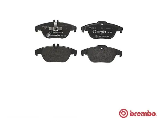 P50068 Brembo Колодки гальмівні задні, дискові