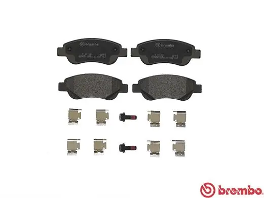 P61081 Brembo Передні гальмівні колодки