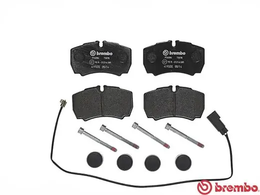 P24084 Brembo Колодки гальмівні задні, дискові