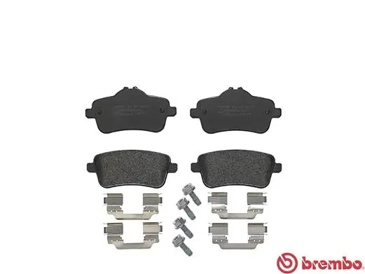 P50099 Brembo Колодки гальмівні задні, дискові