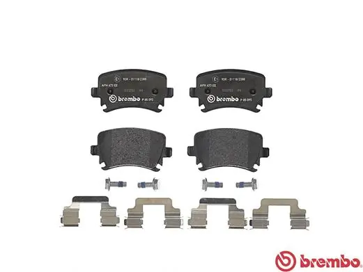 P85095 Brembo Колодки гальмівні задні, дискові