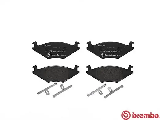 P85019 Brembo Передні гальмівні колодки