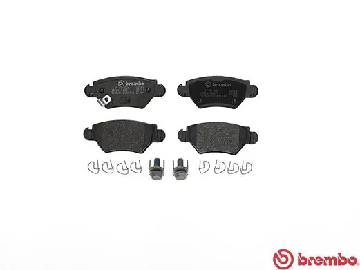 P59031 Brembo Колодки гальмівні задні, дискові