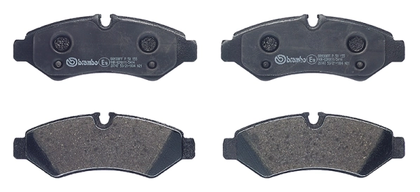 P50155 Brembo Колодки гальмівні задні, дискові