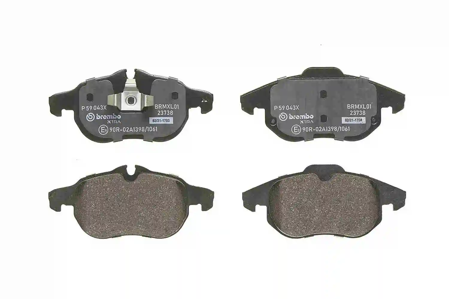 P59043X Brembo Передні гальмівні колодки