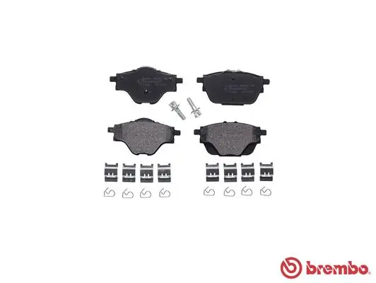 P61124 Brembo Колодки гальмівні задні, дискові