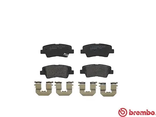 P30047 Brembo Колодки гальмівні задні, дискові