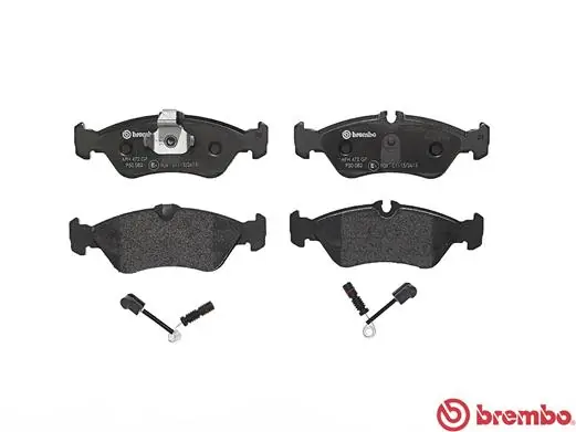 P50082 Brembo Колодки гальмівні задні, дискові