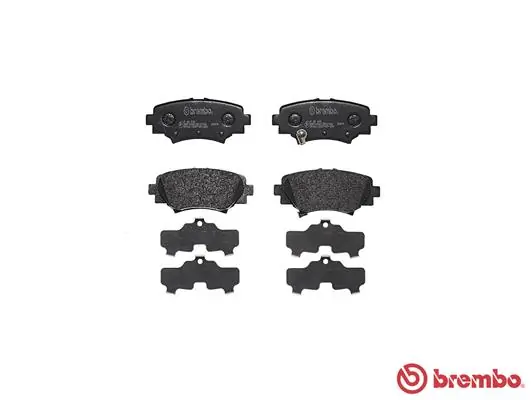 P49049 Brembo Колодки гальмівні задні, дискові