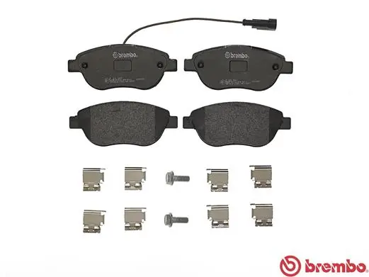 P23087 Brembo Передні гальмівні колодки