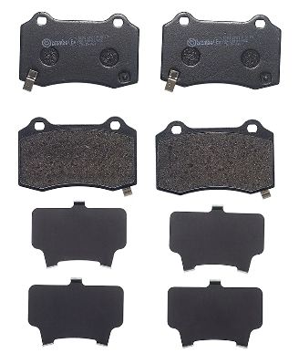 P30074 Brembo Колодки гальмівні задні, дискові