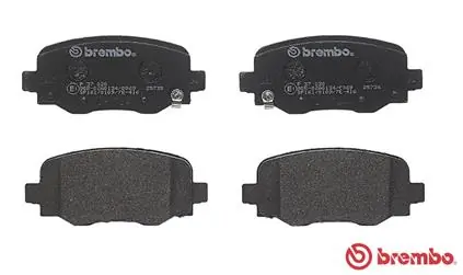 P37020 Brembo Колодки гальмівні задні, дискові
