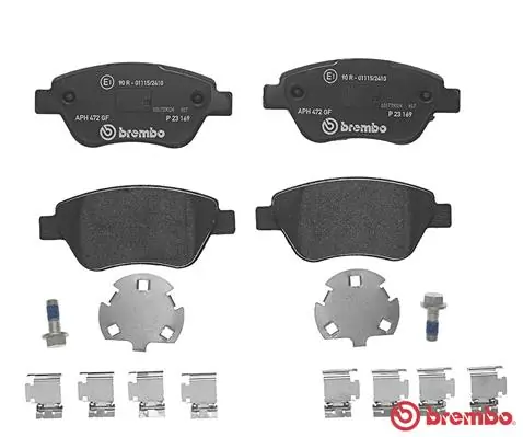 P23169 Brembo Передні гальмівні колодки