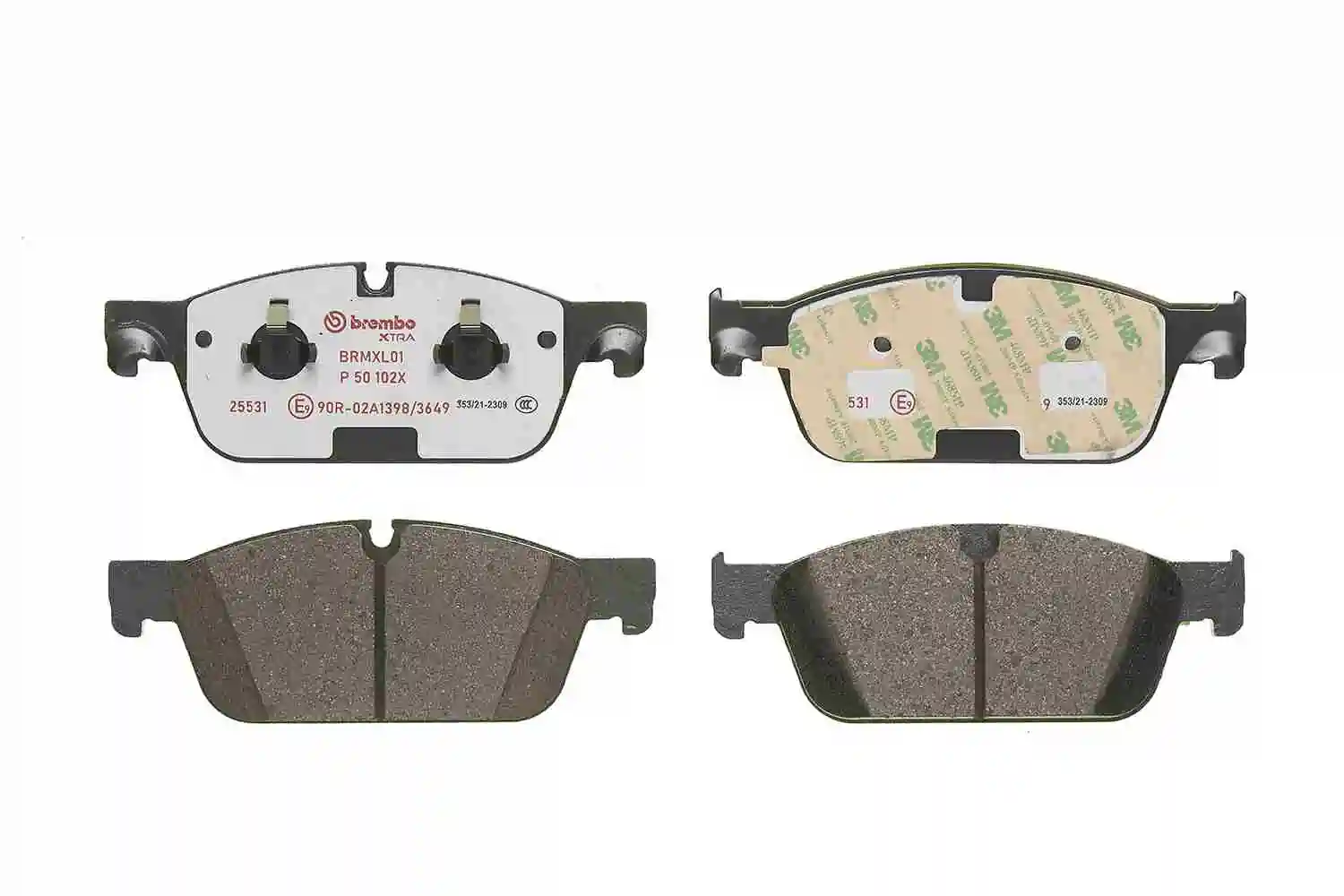 P50102X Brembo Передні гальмівні колодки