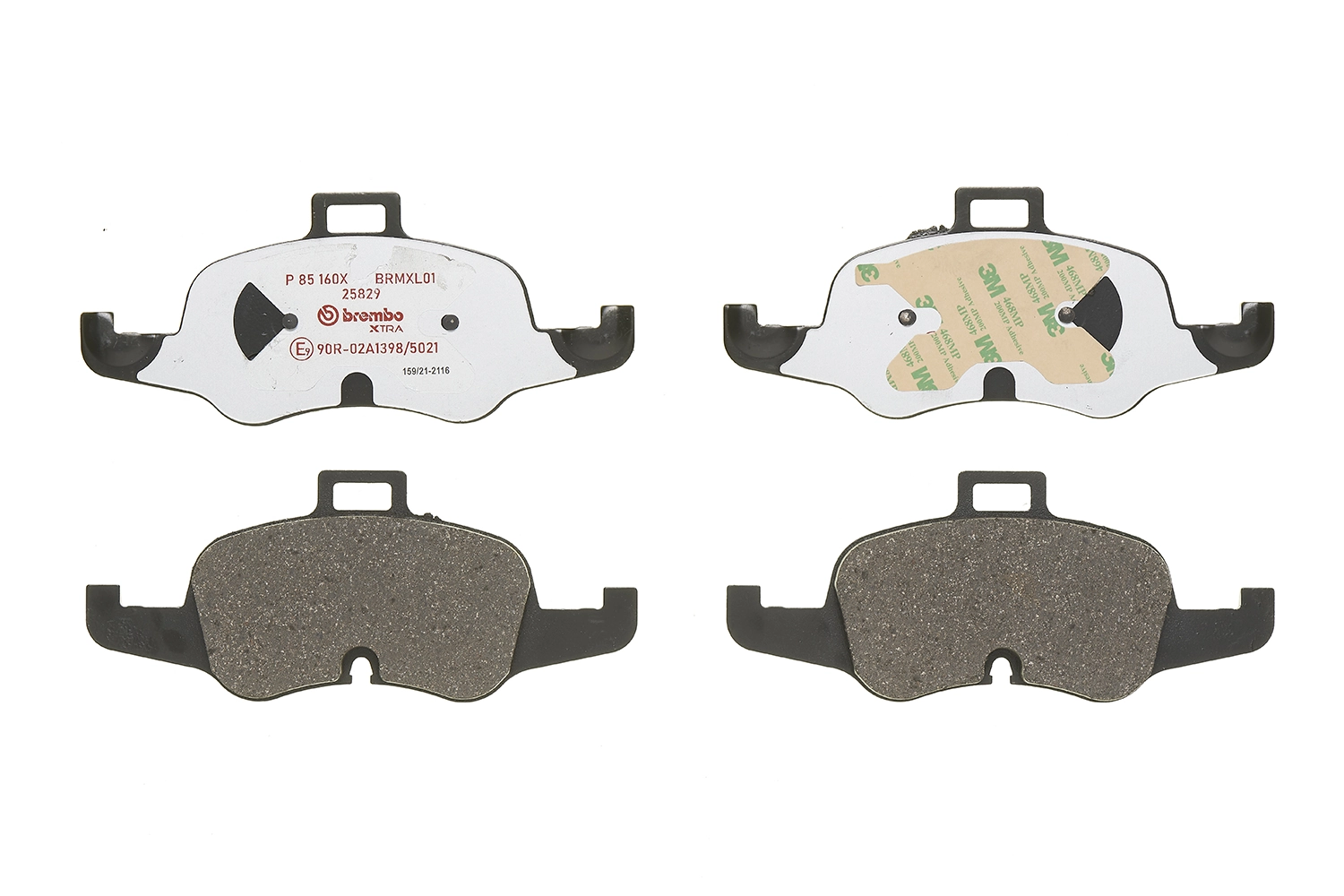 P85160X Brembo Передні гальмівні колодки