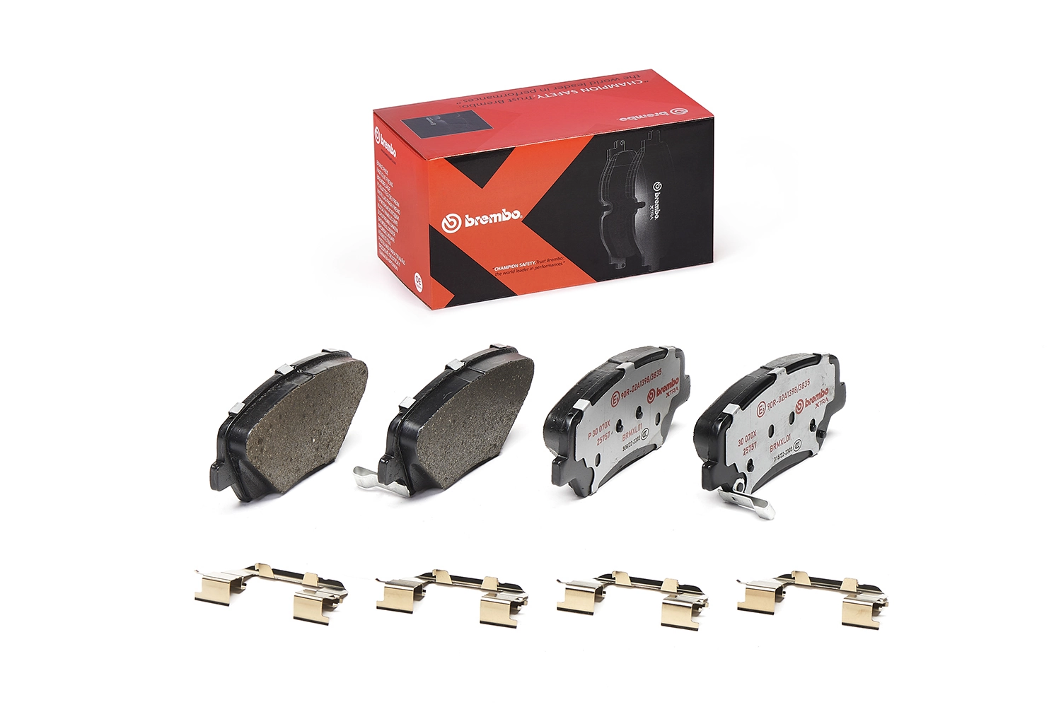 P30070X Brembo Передні гальмівні колодки