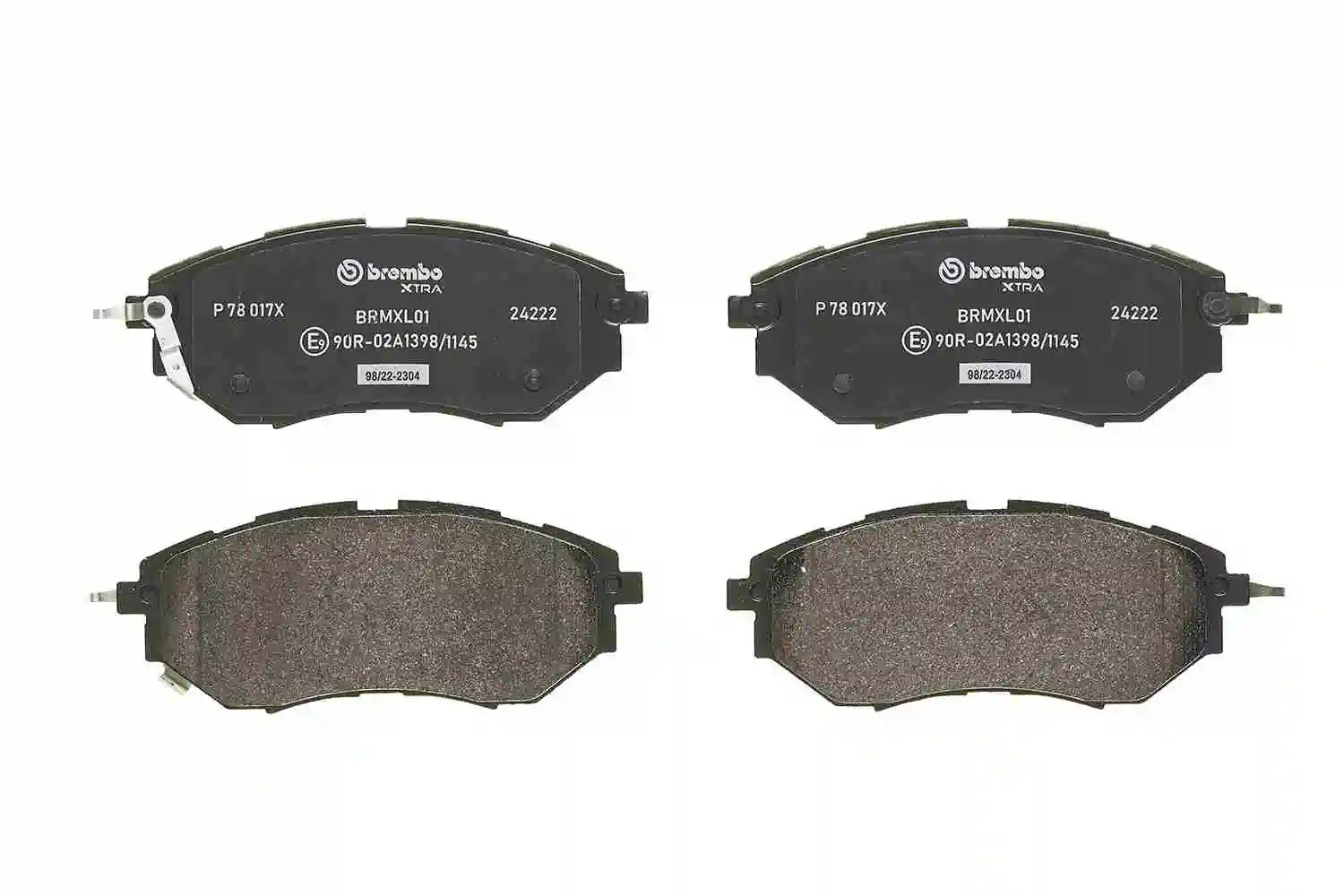 P78017X Brembo Передні гальмівні колодки