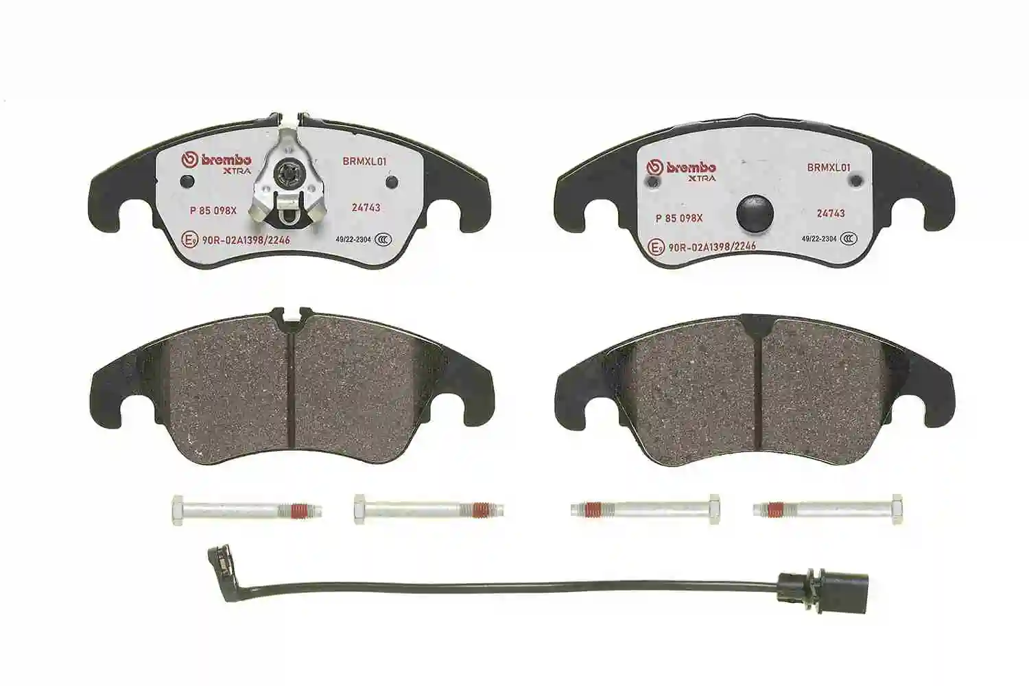 P85098X Brembo Передні гальмівні колодки