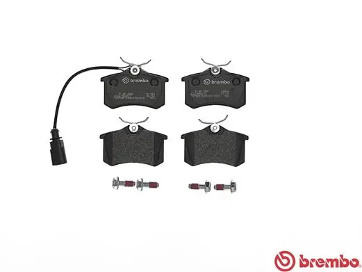 P85058 Brembo Колодки гальмівні задні, дискові
