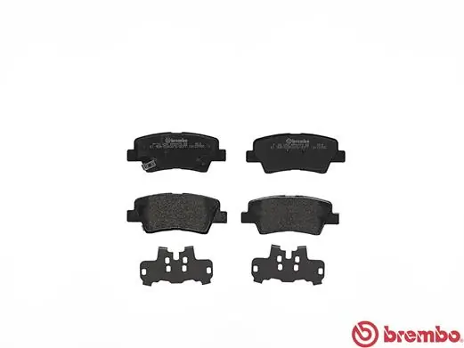 P30054 Brembo Колодки гальмівні задні, дискові
