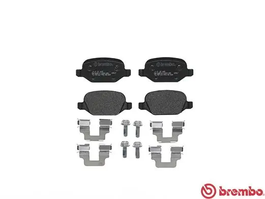 P23065 Brembo Колодки гальмівні задні, дискові